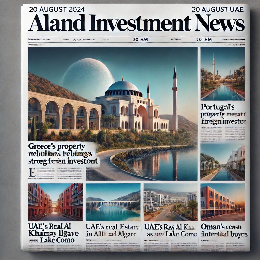 Aland Investment News - Global Real Estate Insights for Greece, Portugal, Italy, UAE, and Oman | 20 August 2024